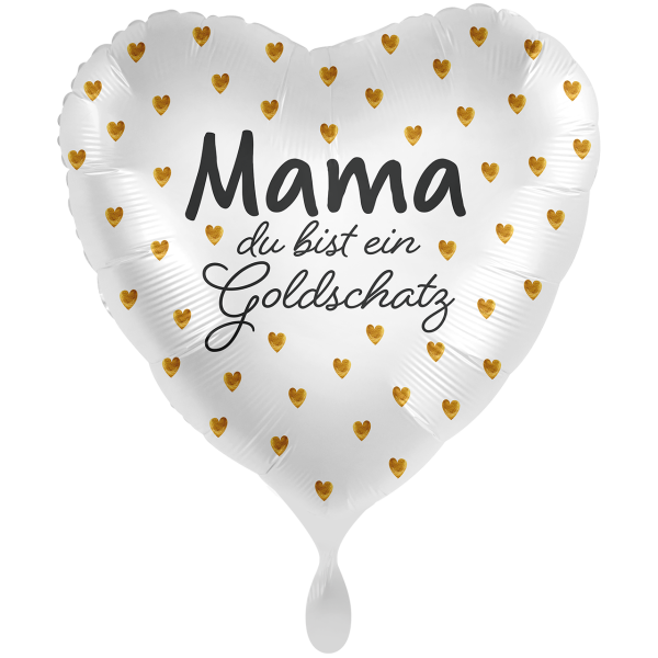 Folienballon Mama Goldschatz groß