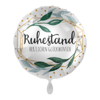 Folienballon Ruhestand Marble