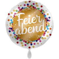 Folienballon Ruhestand Feierabend Konfetti groß