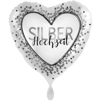 Folienballon Silberhochzeit groß
