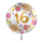 Folienballon Zahl 16 Shiny Dots