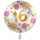 Folienballon Zahl 16 Shiny Dots groß