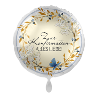 Folienballon Konfirmation Tender Florals
