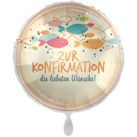 Folienballon Konfirmation Fish Swarm