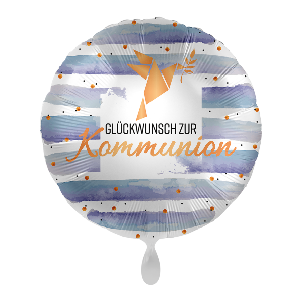 Folienballon Kommunion Dove