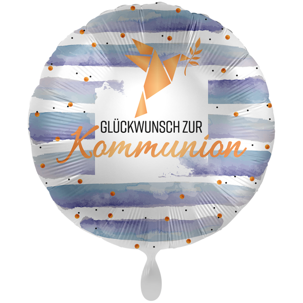 Folienballon Kommunion Dove groß