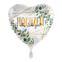Folienballon Hochzeit - Alles Liebe zur - Eukalyptus