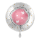 Folienballon Taufe - Kleines großes Glück Rosa