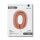 Folienballon Zahl 0 - rose gold