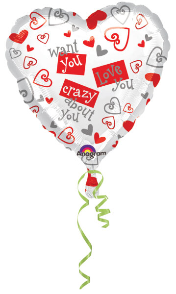Folienballon Simply said Love