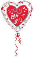 Folienballon Simply said Love