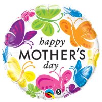 Folienballon HMD - Mothers Day Vivid Butterflies