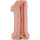 Folienballon Zahl 1 - rose gold