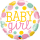Folienballon Baby Girl Dots
