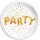 Pappteller Gold Party