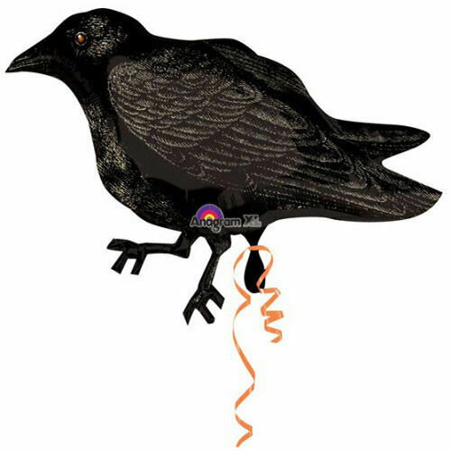 Folienballon Halloween - Black Crow*