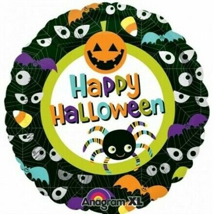 Folienballon Happy Halloween Eyes*