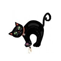 Folienballon Halloween - Black Cat*