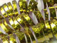 Luftschlangen gold holographic