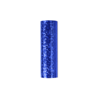 Luftschlangen blau holographic