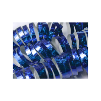 Luftschlangen blau holographic