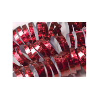 Luftschlangen rot holographic
