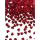 Folienkonfetti metallic rote Herzen klein