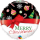 Folienballon Merry Christmas Red Bow