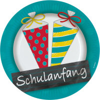 Pappteller Einschulung - Schulanfang