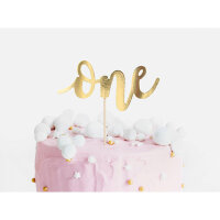 Cake Topper one gold