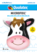 Folienballon Contented Cow Kuh Kopf
