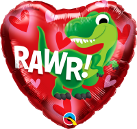 Folienballon Dino Rawr!