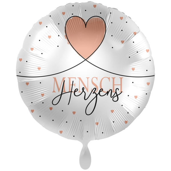 Folienballon Herzensmensch groß