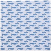 Servietten Fische blau FSC Mix