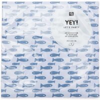 Servietten Fische blau FSC Mix