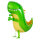 Folienballon Dinosaurier Walking Balloon