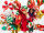 Folienballon Zuckerstange rot groß