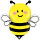 Folienballon Just Bee - Biene