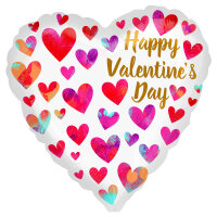 Folienballon Happy Valentines Day Painterly