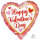 Folienballon Happy Valentines Day Marble