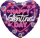 Folienballon Valentines Day Neon Glow