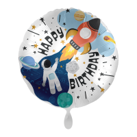 Folienballon Outer Space Birthday