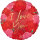 Folienballon I Love You Rosen