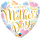 Folienballon HMD - Mothers Day Pastel Hearts