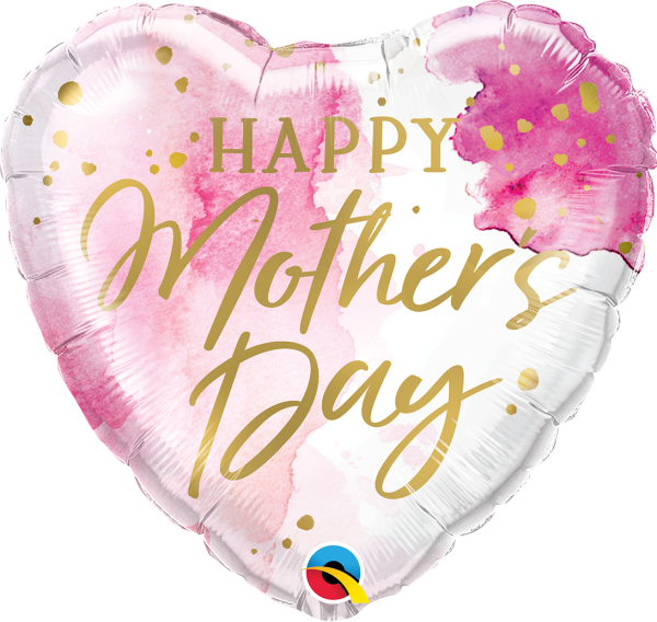 Folienballon HMD - Mother´s Day Pink Watercolor