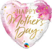 Folienballon HMD - Mother´s Day Pink Watercolor