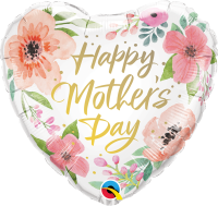 Folienballon HMD - Mothers Day Pink Floral