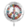 Folienballon Peace - Flower