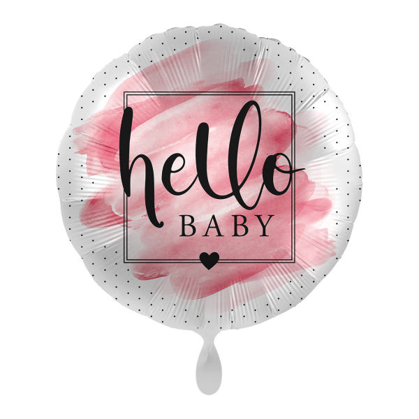 Folienballon BABY - Hello Baby rosa