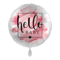 Folienballon BABY - Hello Baby rosa